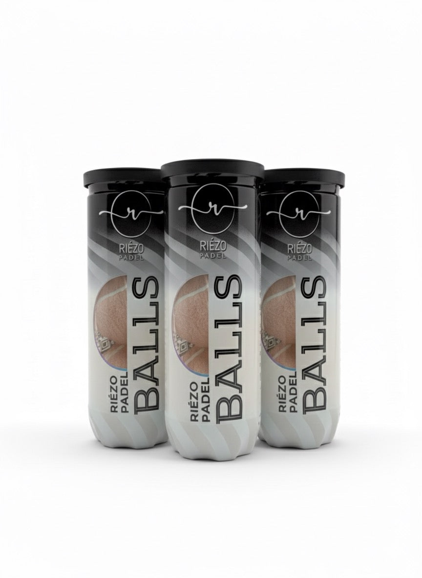 Padelball – Too Sexy 2b Yellow – Rosé-Beige (3er-Bundle = 9 Bälle)