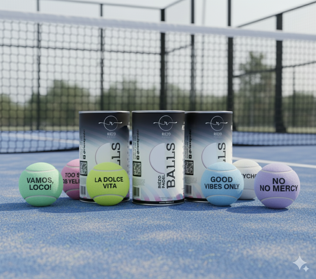 Padelball – Vamos, Loco! – Mintgrün (3er-Bundle = 9 Bälle)