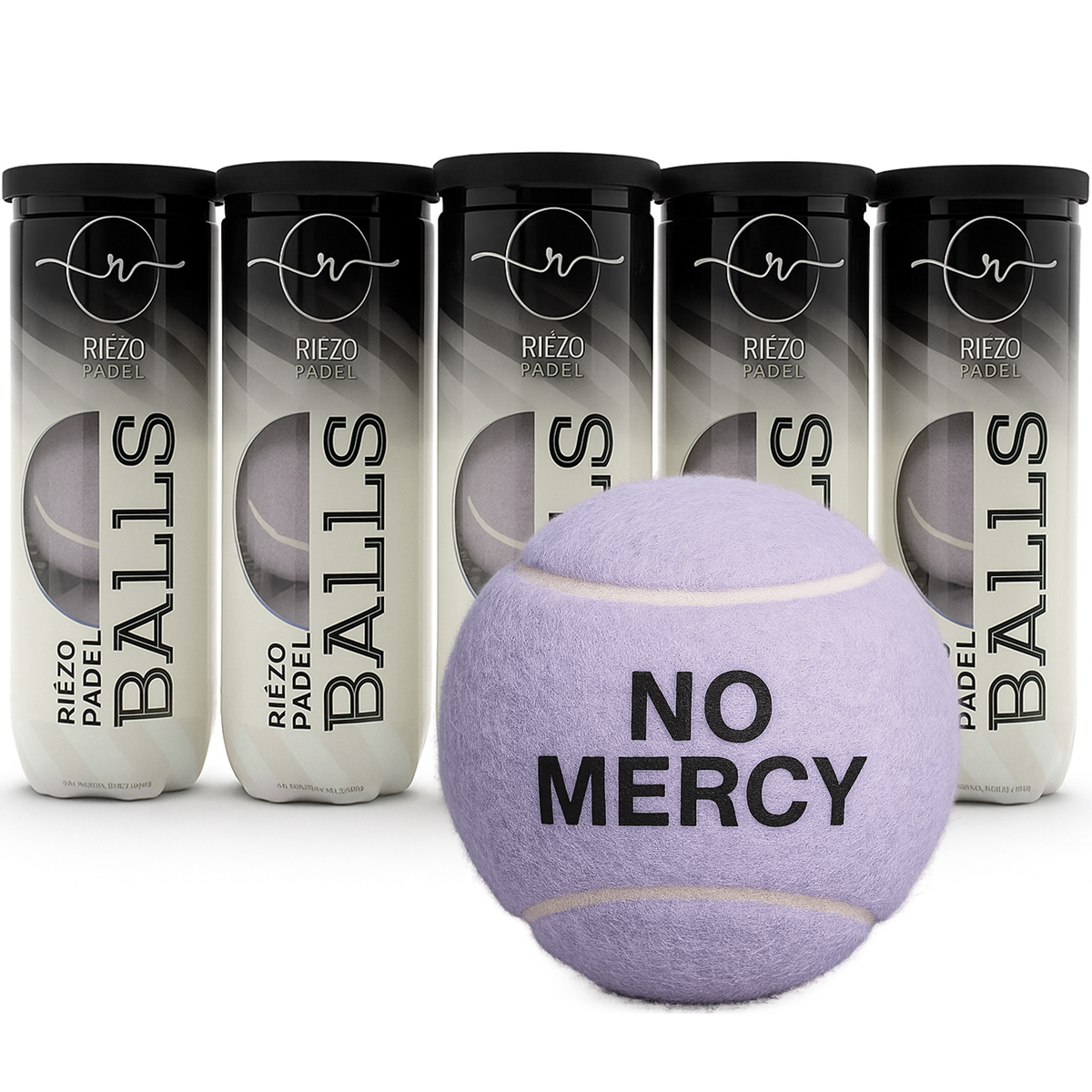 Padelball – No Mercy – Lavendel-Violett (5er-Bundle = 15 Bälle)