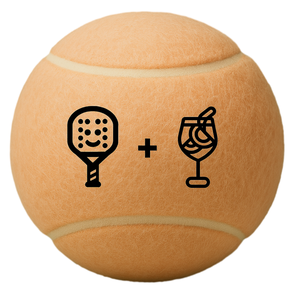 Smile – Aprikos Orange Padelbälle – 3er-Pack