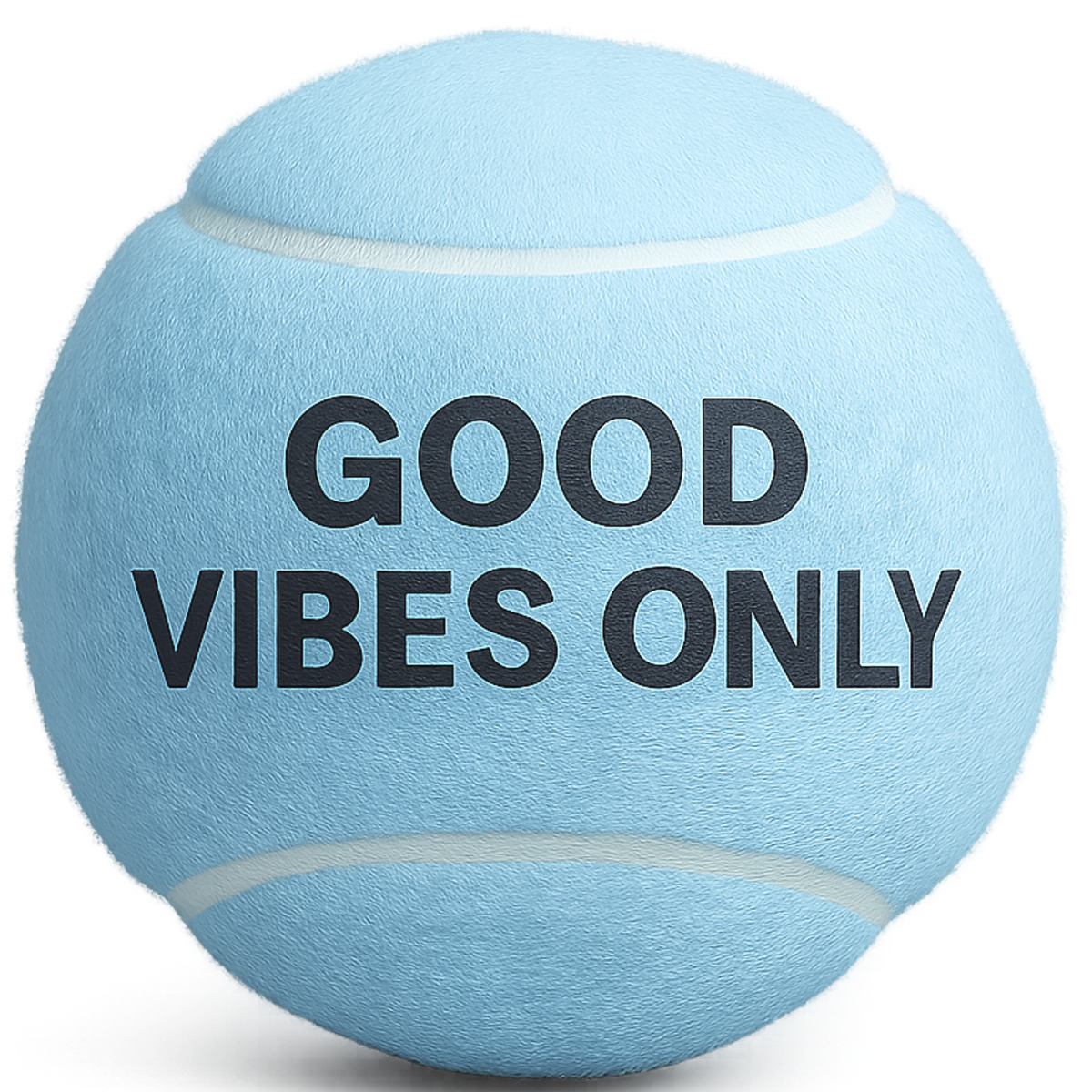 Padelball – Good Vibes Only – Eisblau (5er-Bundle = 15 Bälle)