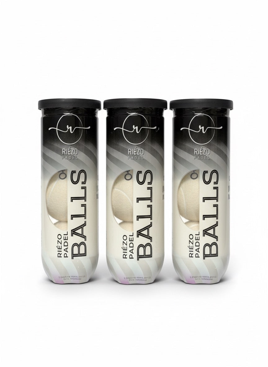 Padelball – Psycho – Weiß (3er-Bundle = 9 Bälle)