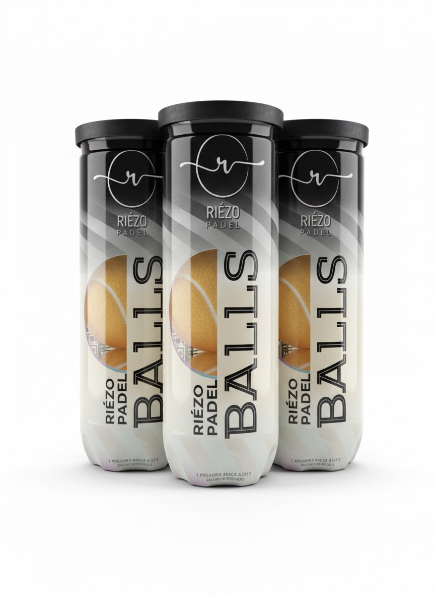 Padelball – Smile – Aprikosen Orange (3er-Bundle = 9 Bälle)